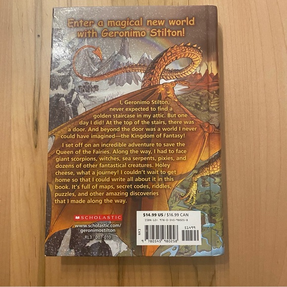 Geronimo Stilton The Kingdom of Fantasy Hard Cover kids book, Adventure, Reading - Picture 2 of 3